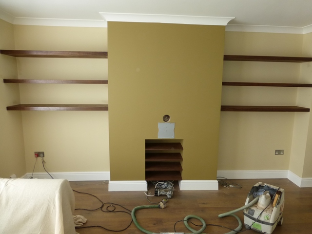 custom house shelves