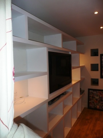 home office cabinets and 

shelving installations