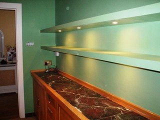 home office cabinets and 

shelving installations