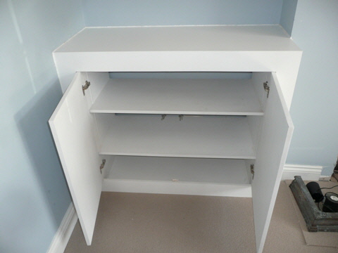 custom house shelves